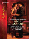 Imagen de portada para Marriage at the Cowboy's Command